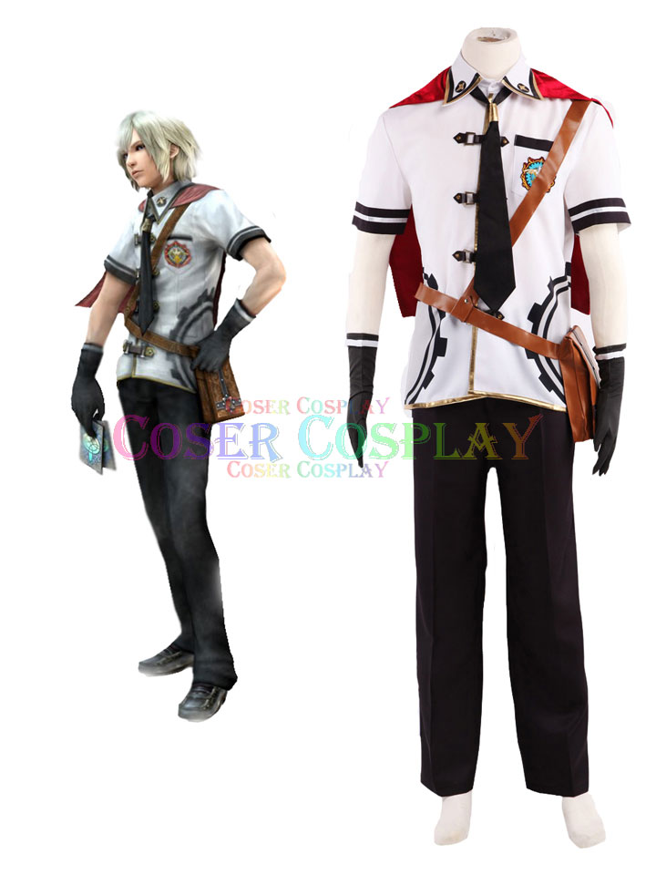 Final Fantasy Type 0 Suzaku Peristylium Class Ace Cosplay Costume